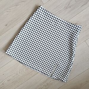 Princess Polly Gingham Stretch Mini Skirt, Sz 2